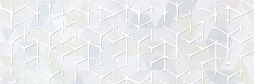 Керамогранит Ibero R0001109 Abacus Art Blanco 20x60 белый матовый с орнаментом