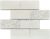 Декоративная плитка NSmosaic RUSTIK PQ73150-7 150х73 белая глянцевая узор