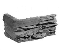 Угловой элемент Leonardo Stone Верона 830 коричневый рельефный под камень