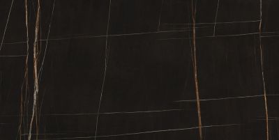 Керамогранит Ariostea UM6L300585 Ultra Marmi SAHARA NOIR Luc Shiny 150x300 черный полированный под мрамор
