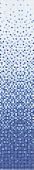 Мозаика NSmosaic ECONOM COV09 растяжка голубой(1-9) сетка 327х327 голубая глянцевая