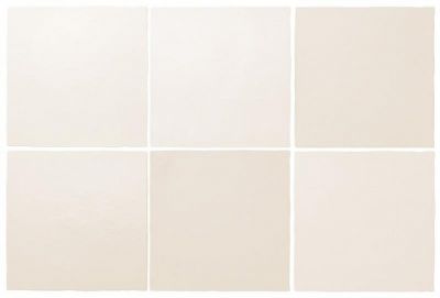 Настенная плитка Equipe 24968 Magma White 13.2x13.2 белая матовая моноколор