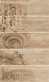 Декоративная плитка Grasaro G-250/Sr/D01 250/Sr/D01/200x600x10/S1 (Gt-250/D01) Декор Italian Wood Бежевый 60x20 матовая 