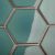 Мозаика Star Mosaic JJFQ80071 / С0004059 Hexagon big Green Glossy 25.6х29.5 бирюзовая глянцевая моноколор, чип 95x110 мм гексагон