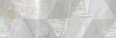Декоративная плитка Laparet х9999281972 Shade 75x25 серый  орнамент
