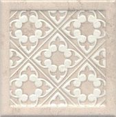 Декор Kerama Marazzi OP\B99\17022 Лонгория 15x15 бежевый матовый с орнаментом