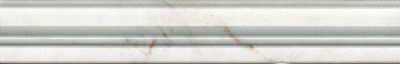 Бордюр Kerama Marazzi BLC031R Серенада обрезной 30x5 белый глянцевый под мрамор