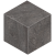 Мозаика Estima Mosaic/TN02_NR/25x29/Cube Tramontana Anthracite 25x29 серая неполированная под камень, чип ромб