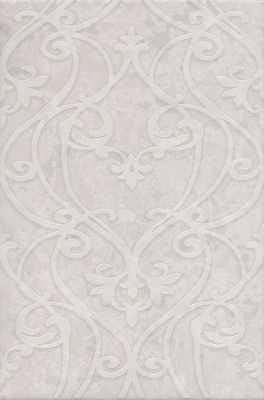 Декор Kerama Marazzi OS\A260\8349 Ферони 20x30 серый светлый матовый под камень / орнамент