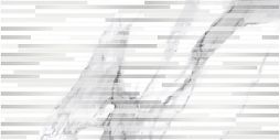 Декоративная плитка Laparet 04-01-1-18-03-00-3622-0 х9999285815 Suite 60x30 белая глазурованная глянцевая под мрамор с полосами