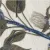 Керамогранит Mainzu PT03339 Bottega Decor Blue Leaves 20x20 микс антислип с листьями