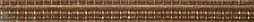 Бордюр Porcelanite Dos 337 Torelo Oro 3x33.3 коричневый глазурованный матовый орнамент