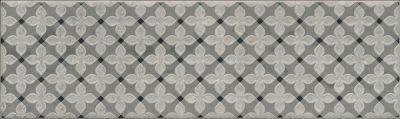 Декор Kerama Marazzi VT\B545\9051 Борго 8,5x28,5 серый матовый под бетон / орнамент / штукатурку