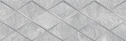 Декоративная плитка Laparet 17-05-06-1188-0 х9999132657 Alcor 60x20 серая глазурованная глянцевая / неполированная под мрамор