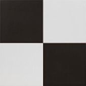 Напольная плитка Dvomo С0003274 Timeless Checker 45x45 черно-белая гладкая матовая геометрия