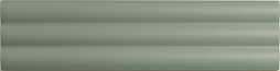 Настенная плитка DNA Match Curved Sage Matt 6.25x25 зеленая матовая / рельефная моноколор