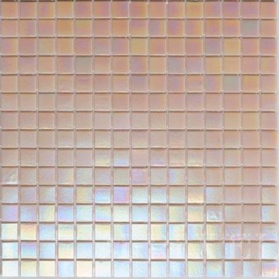 Мозаика ROSE MOSAIC WB83 Rainbow (размер чипа 20x20 мм) 32.7x32.7 розовая глянцевая моноколор перламутр