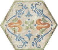 Декор Kerama Marazzi HGD\A160\SG2300 Виченца Майолика 20х23.1 бежевый матовый с орнаментом