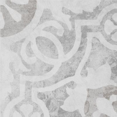 Керамогранит Decocer С0003118 Siena Prati 20x20 серый матовый с орнаментом