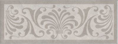 Декоративная плитка Kerama Marazzi HGD/B499/15147 Монсанту 1 15х40 серая матовая с орнаментом