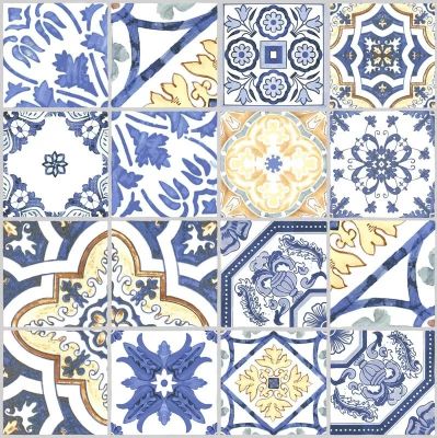 Керамогранит ковер Realonda Medes 44.2x44.2 разноцветный сатинированный с орнаментом