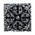 Напольная вставка Роскошная мозаика ВБ 19 6.6x6.6 Бутон платиновая стеклянная