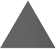 Керамогранит WOW 114039 Floor Tiles Triangle Graphite Matt 20x23 графит глазурованный матовый моноколор