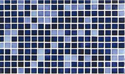 Мозаика Ezarri Растяжка Azul №8 49.5x49.5 синяя глянцевая