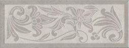 Декоративная плитка Kerama Marazzi HGD/B505/15147 Монсанту 4 15х40 серая матовая с орнаментом