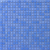 Мозаика ROSE MOSAIC AJ119 Galaxy (размер чипа 15x15 мм) 32.7x32.7 голубая глянцевая моноколор