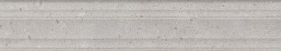 Бордюр Kerama Marazzi BLF010R Риккарди обрезной 40x7,3 серый светлый матовый под камень