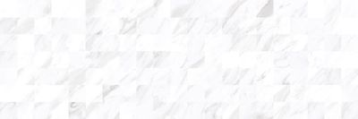 Настенная плитка Laparet 17-30-01-1194 х9999132731 Terma 60x20 белая глазурованная матовая / неполированная под мозаику / под мрамор