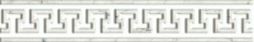 Керамогранит Italon 600090000478 Шарм Экстра Каррара Бордюр Лиф окрашенный в массе / Charme Extra Carrara Listello Leaf 5X30