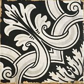Керамогранит APE Ceramica Savona Enza 15x15 бежевый / черный матовый с орнаментом