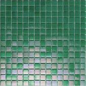 Мозаика ROSE MOSAIC WA24 Rainbow (размер чипа 10x10 мм) 31.8x31.8 зеленая глянцевая моноколор перламутр