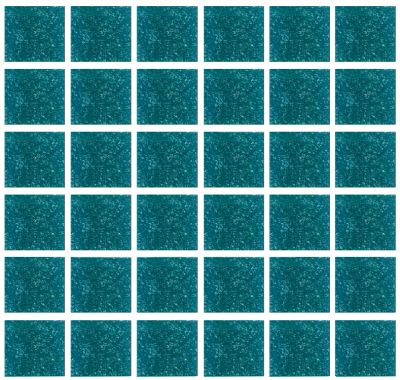Мозаика ROSE MOSAIC A67 Matrix color 2+ (размер чипа 10x10 мм) 31.8x31.8 бирюзовая глянцевая моноколор