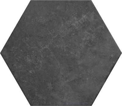 Керамогранит Equipe 24954 Heritage 20x17.5 черный глазурованный матовый под камень