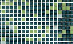 Мозаика Ezarri Растяжка Verde №8 49.5x49.5 зеленая глянцевая