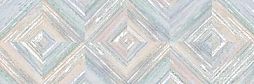 Декоративная плитка ALMA Ceramica DWA11MDS406 Medis 60x20 бежевая / голубой глянцевая с орнаментом