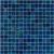 Мозаика Rose Mosaic GA157 Gold Star 31.8x31.8 синяя глянцевая авантюрин, чип 10x10 квадратный