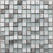 DAO-25 мозаика камень+стекло 300х300 чип 23х23  (0,09м)