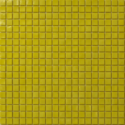 Мозаика ROSE MOSAIC AJ903 Galaxy (размер чипа 15x15 мм) 32.7x32.7 желтая глянцевая моноколор