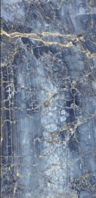 Керамогранит QUA Granite Notte Blue Full Lappato 60x120 голубой полированный под камень