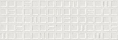 Керамогранит Argenta 920350 Rev. Gravel Square White 40x120 белый матовый геометрия
