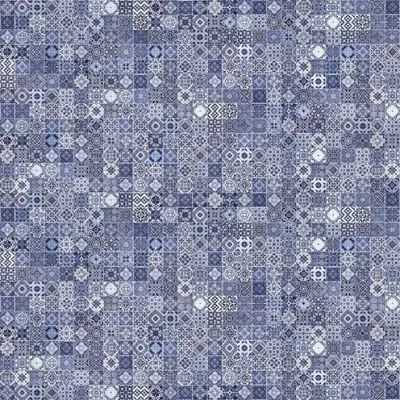 Напольная плитка Cersanit 16105 Hammam blue 42x42 синий глазурованная матовая под мозаику