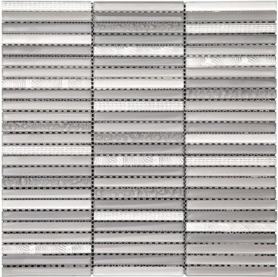 Natural Spectrum CAS-020 Стекло серый, серебро, поверхность микс 30x30