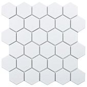 Мозаика Star Mosaic MT31000/LJ5108/IDL1005 / С0002905 Hexagon small White Matt 26.5x27.8 белая матовая моноколор, чип 51x59 мм гексагон