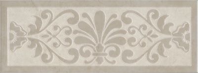 Декоративная плитка Kerama Marazzi HGD/A503/15145 Монсанту 2 15х40 бежевая матовая с орнаментом