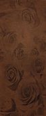 Керамогранит Favania Roza Dry Effect 120x300 коричневый матовый с цветами
