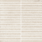 Мозаика Italon 610110001117 Этернум Сноу Стрип / Eternum Snow Mosaico Strip 30x30 кремовая натуральная под бетон